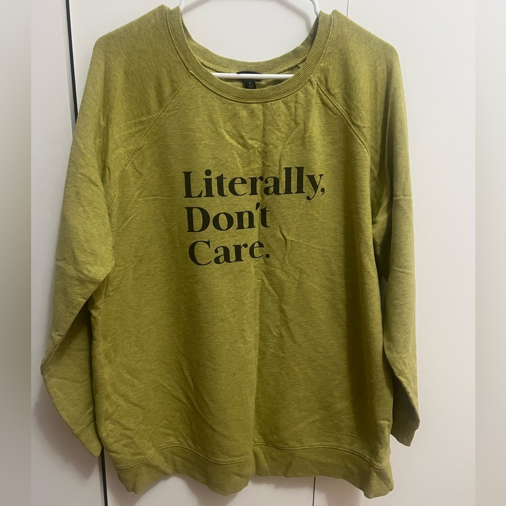 Don’t care sweater